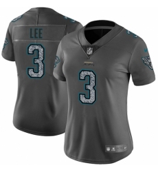 Women's Nike Jacksonville Jaguars #3 Tanner Lee Gray Static Vapor Untouchable Limited NFL Jersey