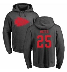 NFL Nike Kansas City Chiefs #25 Armani Watts Ash One Color Pullover Hoodie
