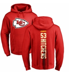 NFL Nike Kansas City Chiefs #53 Anthony Hitchens Red Backer Pullover Hoodie