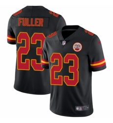 Youth Nike Kansas City Chiefs #23 Kendall Fuller Limited Black Rush Vapor Untouchable NFL Jersey