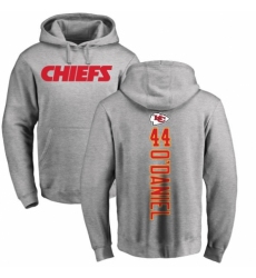 NFL Nike Kansas City Chiefs #44 Dorian O'Daniel Ash Backer Pullover Hoodie