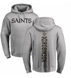 NFL Nike New Orleans Saints #25 Patrick Robinson Ash Backer Pullover Hoodie