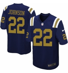 Youth Nike New York Jets #22 Trumaine Johnson Limited Navy Blue Alternate NFL Jersey