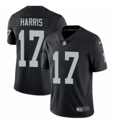 Men's Nike Oakland Raiders #17 Dwayne Harris Black Team Color Vapor Untouchable Limited Player NFL Jersey