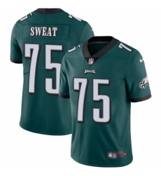 Youth Nike Philadelphia Eagles #75 Josh Sweat Midnight Green Team Color Vapor Untouchable Limited Player NFL Jersey