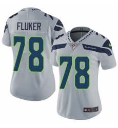Men's Nike Seattle Seahawks #78 D.J. Fluker Limited Olive 2017 Salute to Service NFL Jersey