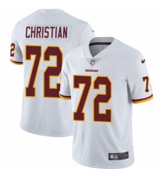 Youth Nike Washington Redskins #72 Geron Christian White Vapor Untouchable Limited Player NFL Jersey