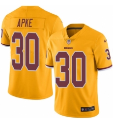 Youth Nike Washington Redskins #30 Troy Apke Limited Gold Rush Vapor Untouchable NFL Jersey