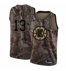 Men's Nike Los Angeles Clippers #13 Marcin Gortat Swingman Camo Realtree Collection NBA Jersey