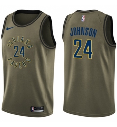 Men's Nike Houston Rockets #1 Michael Carter-Williams Swingman Green Salute to Service NBA Jersey