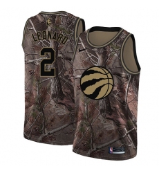 Youth Nike Toronto Raptors #2 Kawhi Leonard Swingman Camo Realtree Collection NBA Jersey