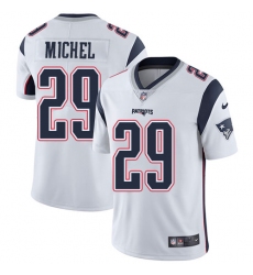 Youth Nike New England Patriots #29 Sony Michel White Vapor Untouchable Limited Player NFL Jersey