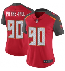 Women's Nike Tampa Bay Buccaneers #90 Jason Pierre-Paul Red Team Color Vapor Untouchable Limited Player NFL Jersey