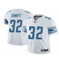 Men's Detroit Lions #32 DAndre Swift White Vapor Untouchable Limited Stitched NFL Jersey