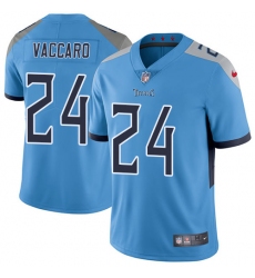 Men Nike Tennessee Titans #24 Kenny Vaccaro Light Blue Alternate Vapor Untouchable Limited Player NFL Jersey