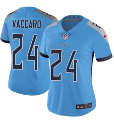 Women Nike Tennessee Titans #24 Kenny Vaccaro Light Blue Alternate Vapor Untouchable Limited Player NFL Jersey