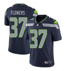 Men's Nike Seattle Seahawks #37 Tre Flowers Navy Blue Team Color Vapor Untouchable Limited Player NFL Jersey