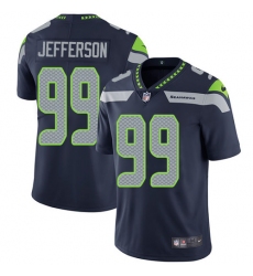 Men's Nike Seattle Seahawks #99 Quinton Jefferson Navy Blue Team Color Vapor Untouchable Limited Player NFL Jersey