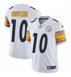 Men's Nike Pittsburgh Steelers #10 Ryan Switzer White Vapor Untouchable Limited Player NFL Jersey