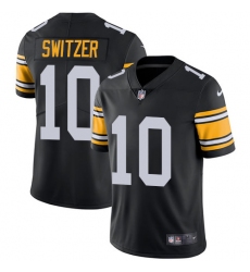 Youth Nike Pittsburgh Steelers #10 Ryan Switzer Black Alternate Vapor Untouchable Limited Player NFL Jersey