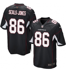 Men's Nike Arizona Cardinals #86 Ricky Seals-Jones Game Black Alternate NFL Jersey