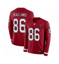 Youth Nike Arizona Cardinals #86 Ricky Seals-Jones Limited Red Therma Long Sleeve NFL Jersey