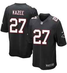 Men's Nike Atlanta Falcons #27 Damontae Kazee Game Black Alternate NFL Jersey