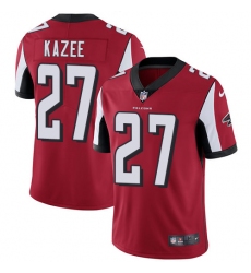 Men's Nike Atlanta Falcons #27 Damontae Kazee Red Team Color Vapor Untouchable Limited Player NFL Jersey