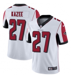 Men's Nike Atlanta Falcons #27 Damontae Kazee White Vapor Untouchable Limited Player NFL Jersey