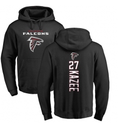 NFL Nike Atlanta Falcons #27 Damontae Kazee Black Backer Pullover Hoodie