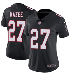 Women Nike Atlanta Falcons #27 Damontae Kazee Black Alternate Vapor Untouchable Limited Player NFL Jersey