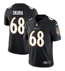 Youth Nike Baltimore Ravens #68 Matt Skura Black Alternate Vapor Untouchable Limited Player NFL Jersey