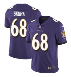 Youth Nike Baltimore Ravens #68 Matt Skura Purple Team Color Vapor Untouchable Limited Player NFL Jersey