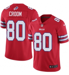 Youth Nike Buffalo Bills #80 Jason Croom Limited Red Rush Vapor Untouchable NFL Jersey