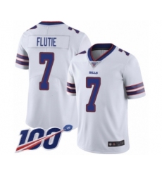 Men's Buffalo Bills #9 Corey Bojorquez White Vapor Untouchable Limited Player 100th Season Football Jersey