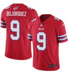 Men's Nike Buffalo Bills #9 Corey Bojorquez Limited Red Rush Vapor Untouchable NFL Jersey