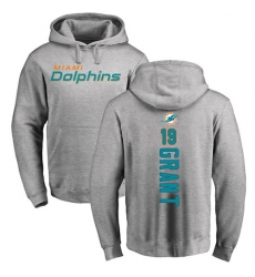NFL Nike Miami Dolphins #19 Jakeem Grant Ash Backer Pullover Hoodie