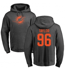 NFL Nike Miami Dolphins #96 Vincent Taylor Ash One Color Pullover Hoodie