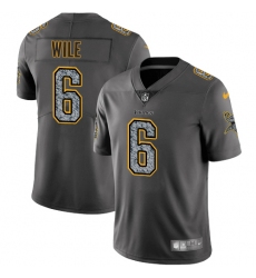 Youth Nike Minnesota Vikings #6 Matt Wile Gray Static Vapor Untouchable Limited NFL Jersey