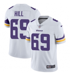 Men's Nike Minnesota Vikings #69 Rashod Hill White Vapor Untouchable Limited Player NFL Jersey