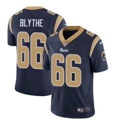 Youth Nike Los Angeles Rams #66 Austin Blythe Navy Blue Team Color Vapor Untouchable Limited Player NFL Jersey