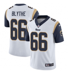 Youth Nike Los Angeles Rams #66 Austin Blythe White Vapor Untouchable Limited Player NFL Jersey