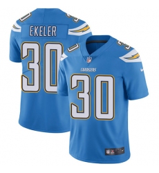 Men's Nike Los Angeles Chargers #30 Austin Ekeler Electric Blue Alternate Vapor Untouchable Limited Player NFL Jerseyey