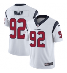Youth Nike Houston Texans #92 Brandon Dunn White Vapor Untouchable Limited Player NFL Jersey