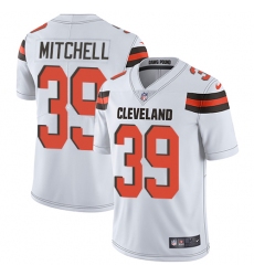 Youth Nike Cleveland Browns #39 Terrance Mitchell White Vapor Untouchable Limited Player NFL Jersey