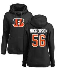 NFL Nike Cincinnati Bengals #56 Hardy Nickerson Black Backer Pullover Hoodie