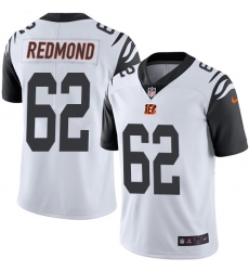Men's Nike Cincinnati Bengals #62 Alex Redmond Limited White Rush Vapor Untouchable NFL Jersey