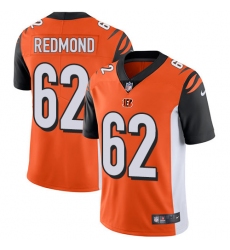Men's Nike Cincinnati Bengals #62 Alex Redmond Orange Alternate Vapor Untouchable Limited Player NFL Jersey