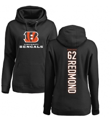 NFL Women's Nike Cincinnati Bengals #62 Alex Redmond Black Backer Pullover Hoodie