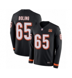 Men's Nike Cincinnati Bengals #68 Bobby Hart Limited Black Therma Long Sleeve NFL Jersey